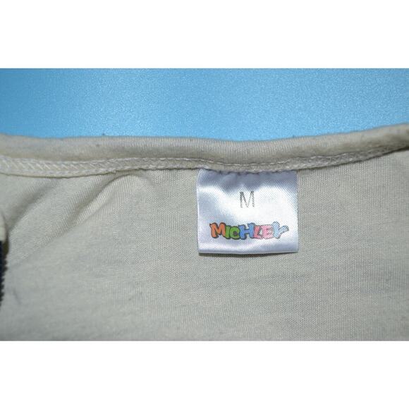 Michley Pajama Sleeping Sack owl Velour Size Medium - Picture 4 of 4